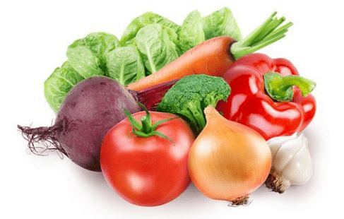 Verduras por potencia